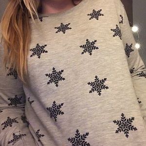 Forever 21 Snowflake Pull Over